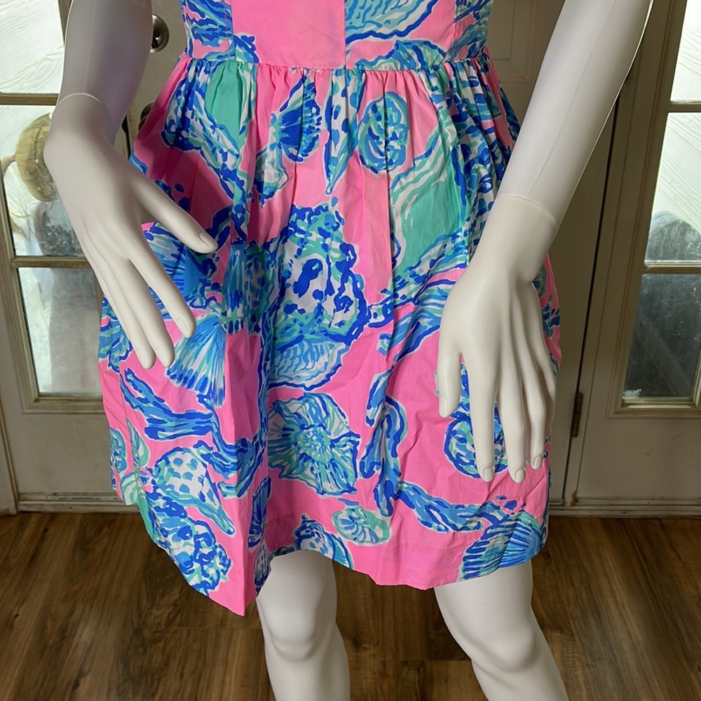 Lilly Pulitzer Ardleigh Sleeveless Sweetheart Neckline Mini Dress Size 00 READ!! - Picture 6 of 11